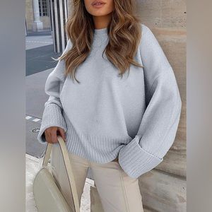 Crazy soft pastel blue sweater
